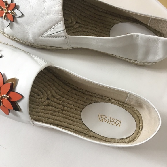 Michael Kors white leather Heidi espadrilles - Picture 4 of 7